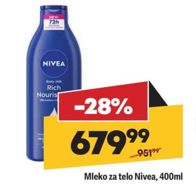 Mleko za telo Nivea 400ml