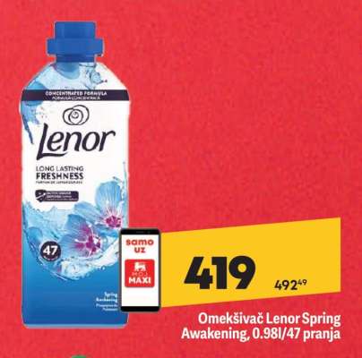 Omekšivač Lenor Spring Awakening, 0.98l/47 pranja