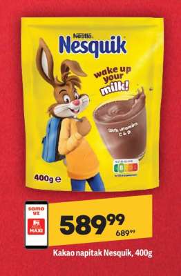 Kakao napitak Nesquik, 400g