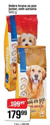 Dobro hrana za pse Junior, svih uzrasta