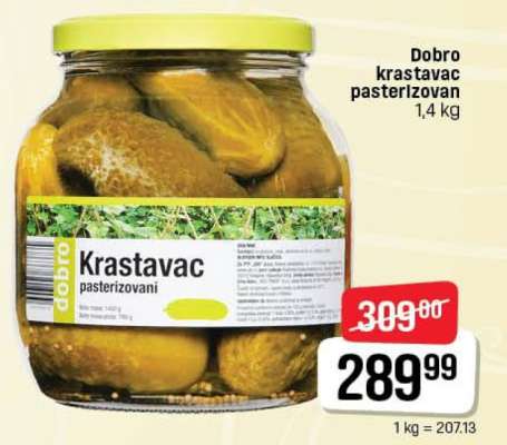 Dobro krastavac pasterizovan