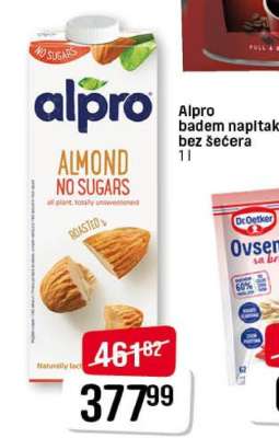 Alpro badem napitak bez šećera