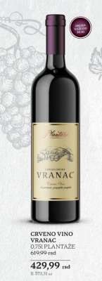 CRVENO VINO VRANAC