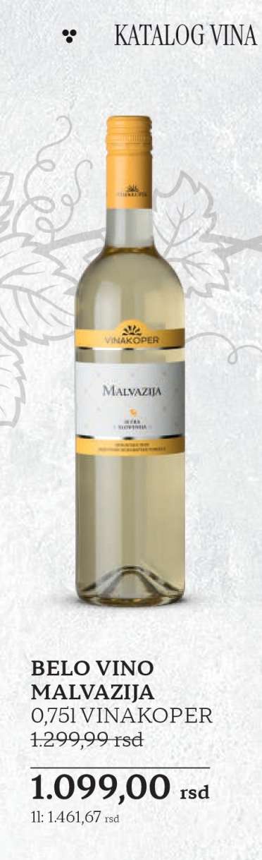 BELO VINO MALVAZIJA