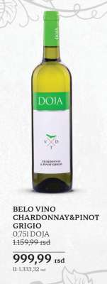 BELO VINO CHARDONNAY & PINOT GRIGIO