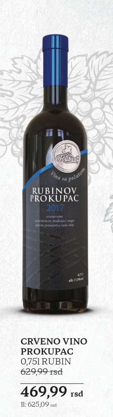 CRVENO VINO PROKUPAC
