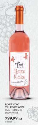 ROSE VINO TRI ROZE KOZE