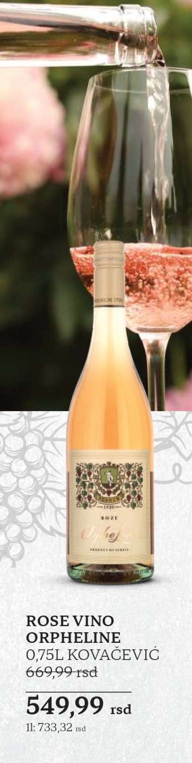 ROSE VINO ORPHELINE