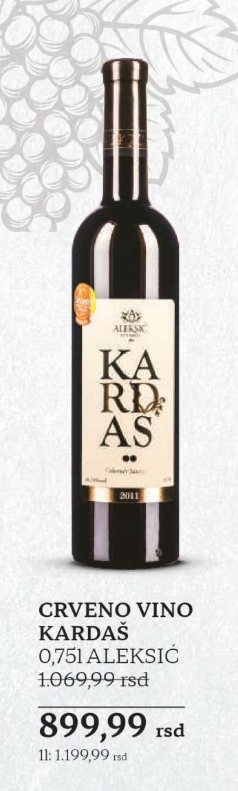 CRVENO VINO KARDAŠ