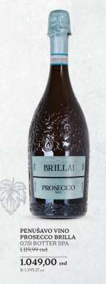 PENUŠAVO VINO PROSECCO BRILLA
