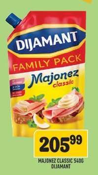 Majonez Classic 540g Dijamant