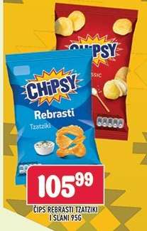 Čips Rebrasti Tzatziki i Slani