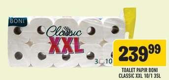 Toalet papir Boni Classic XXL 10/1 3SL