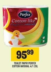 Toalet Papír Perfex Cotton Natural 4/1 3SL
