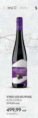 VINO OD KUPINE