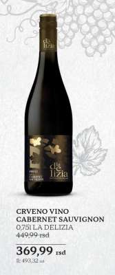 CRVENO VINO CABERNET SAUVIGNON