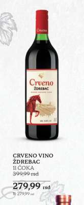 CRVENO VINO ŽDREBAC 1l ČOKA