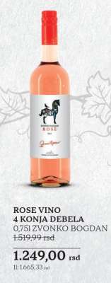 ROSE VINO 4 KONJA DEBELA
