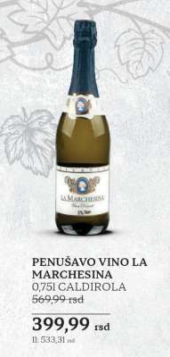 PENUŠAVO VINO LA MARCHESINA 0,75l CALDIROLA