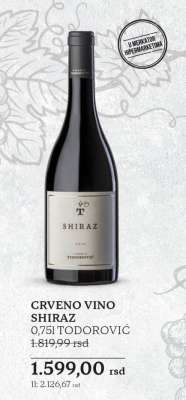 CRVENO VINO SHIRAZ