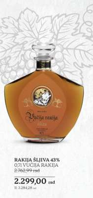 RAKIJA ŠLJIVA 43%