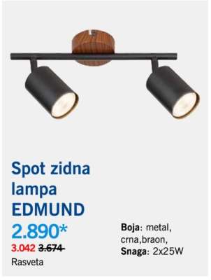 Spot zidna lampa EDMUND