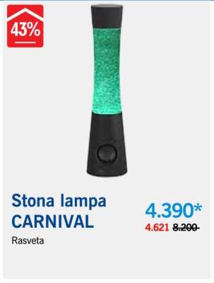 Stona lampa CARNIVAL