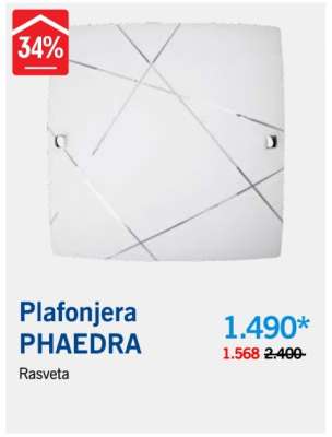 Plafonjera PHAEDRA