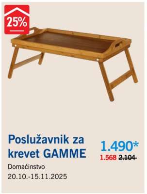 Poslužavnik za krevet GAMME