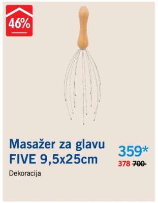 Masažer za glavu FIVE 9,5x25cm