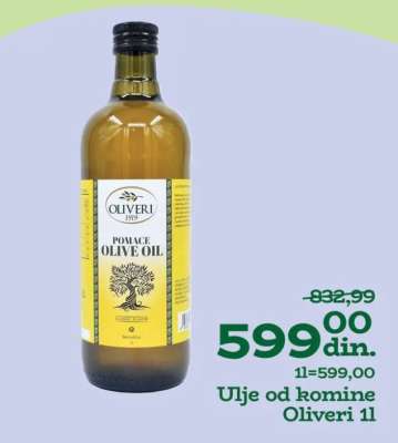 Ulje od komine Oliveri 1l