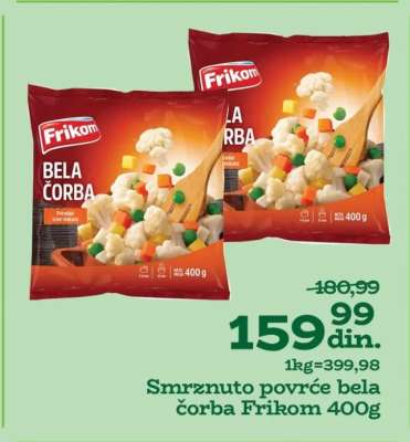 Smrznuto povrće bela čorba Frikom 400g