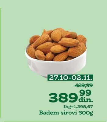 Badem sirovi 300g