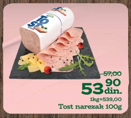 Tost narezak 100g