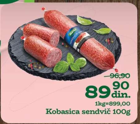 Kobasica sendvič 100g