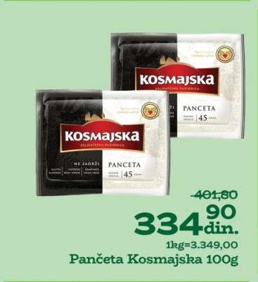 PANCETA Kosmajska 100g