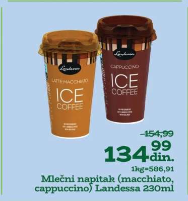 Mlečni napitak (macchiato, cappuccino) Landessa 230ml