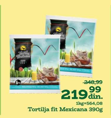 Tortilja fit mexicana 390g