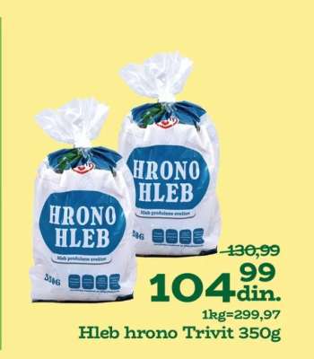 Hleb hrono Trivit 350g