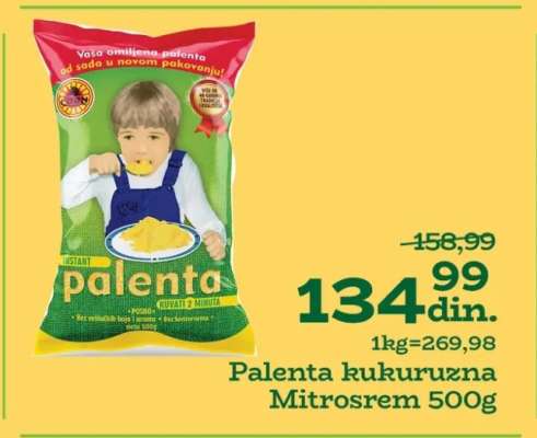 Palenta kukuruzna Mitrosrem 500g