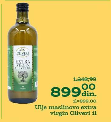 Ulje maslinovo extra virgin Oliveri 1l