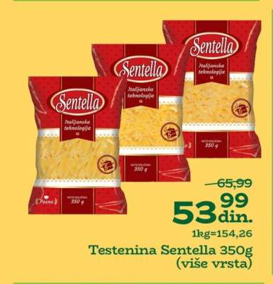 Testenina Sentella 350g