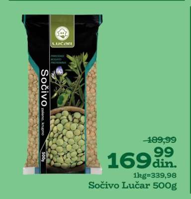Sočivo Lučar 500g