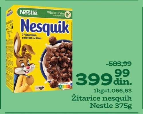 Žitarice nesquik Nestle 375g