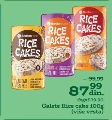 Galete Rice cake 100g