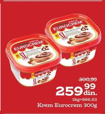 Krem Eurocrem 300g