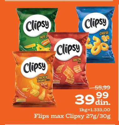 Flips max Clipsy 27g/30g