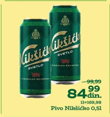 Pivo Nikšićko 0.5l