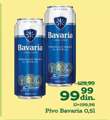 Pivo Bavaria 0.5l