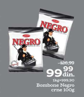 Bombone Negro crne 100g